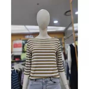 [하프클럽/]ab.f.z 세이브존05 입술넥 스프라이프 7부 티셔츠 lfy3hk35