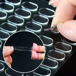 고정 프라모델 장식 초강력 소품 원형 접착 인형 진열 스티커 양면 테이프 투명 부분 피규어