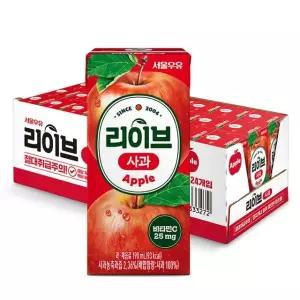 서울우유 리이브사과190mlx24개