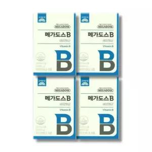 [셀러허브][건강식품] 고려은단 메가도스B 비타민B군 4박스 (S31804046)