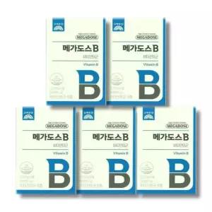 [셀러허브][건강식품] 고려은단 메가도스B 비타민B군 5박스 (S31804045)