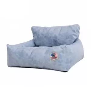 [반려] 강아지 가죽 방수 카시트 그레이 1P 애견 외출 방석