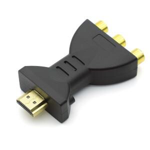HD TV BOX 용 1Pcs 1080P RCA AV-HDMI 호환 복합 어댑터 변환기 HDMI Male-3RCA 비디오 오디오 커넥터