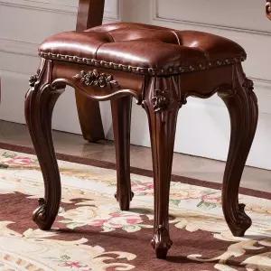 의자 드레스룸 수납 스툴 메이크업 엔틱 침실 벤치 간이