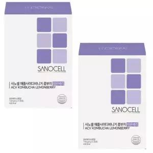 [셀러허브]사노셀 애플사이다비니거 콤부차 레몬베리맛 28포 x 2박스 (S30669370)