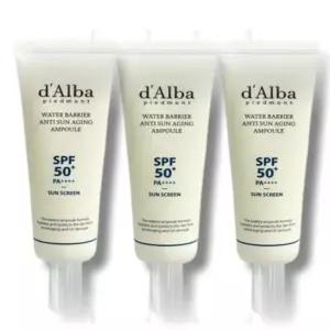[셀러허브][뷰티나라] 달바 워터 베리어 안티 선 에이징 썬 앰플 50ml 3개입 (S33378420)