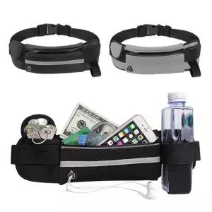 스포츠 허리 가방 가벼운 생활 힙색 경량 러닝 벨트 방수 수납 아웃도어 스트랩 허리띠 용품 활동 여성