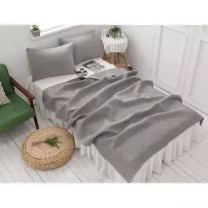 (여름이불 기획전) 퓨어 그레이 순면워싱여름이불