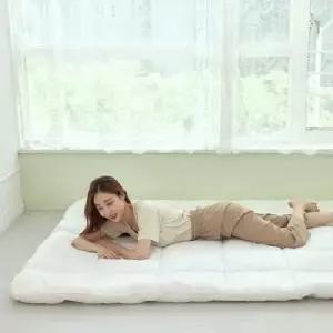 J리빙 여름 아이스 쿨 토퍼 퀸 화이트