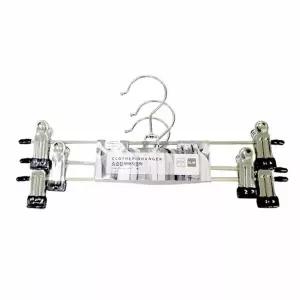 스텐 MBJ744G1 바지걸이 집게 옷걸이 정장 치마 집게 행거 3p