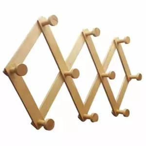 영수746 HWJ570Y1 아트 원목 자바라 옷걸이 특대 나무 행거