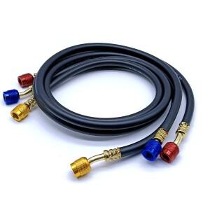 R134a R410A AC 냉매 충전 호스 HVAC 에어컨 도구 자동차 실리콘 파이프 시스템 유지 보수