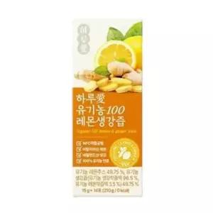 [셀러허브][단비] 하루애 레몬생강즙 15g 14포 x 1개 (S39239719)