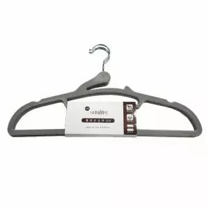 면티 PEM822F7 니트 정장 어깨뿔방지 벨벳 논슬립 옷걸이 3P 다용도