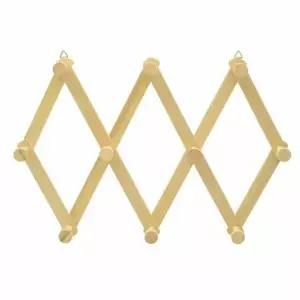 원목 RBS746G6 옷걸이 자바라 나무 벽옷걸이 벽걸이 후크 대