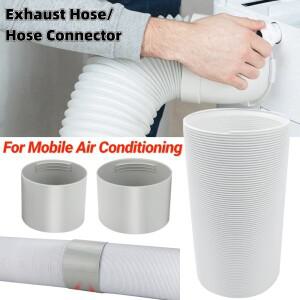 범용 덕트 연장 파이프 유연한 에어컨 배기 호스 액세서리 130150mm 커넥터 스레드 튜브 인터페이스