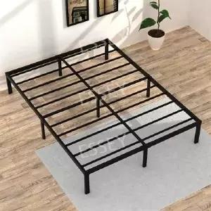 수납형 침대프레임 매트리스 깔판 블랙 무헤드 조립식 침대