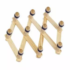 영수810 BSQ892G0 도깨비 원목 자바라 옷걸이 논슬립 패드 행거