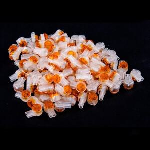 Rj45 커넥터 압착 연결 단자 K1 방수 배선 이더넷 케이블 휴대폰 코드 기간 100 개