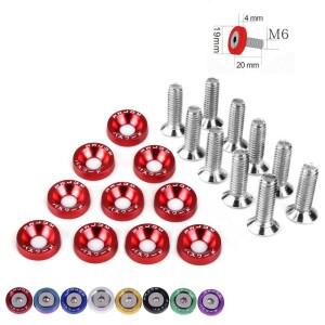 호환 스즈키  바이크 오토바이 너트 볼트용 모토 나사 번호판 브래킷 설치 고정 자동차 6mm