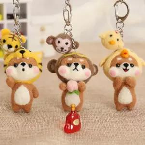 양모펠트 니들펠트 DIY만들기세트 양모니들 펠트 시바 CC