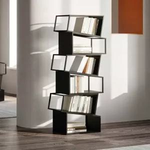 감성 책장 기하학 거실 책장 선반 서재 인테리어 디자인