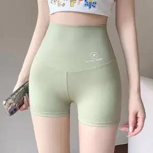 여자운동복하의 여성 하이웨스트 3부 반바지 요가 운동 레깅스