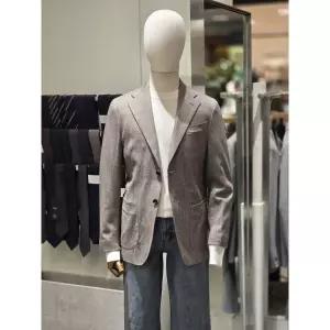 지이크 SIEG 프리미엄 브라운 헤링본 캐쥬얼 자켓PJE40252309050