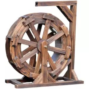 우드 물레방아 정원 장식 야외 분수대 베란다 식당 분수
