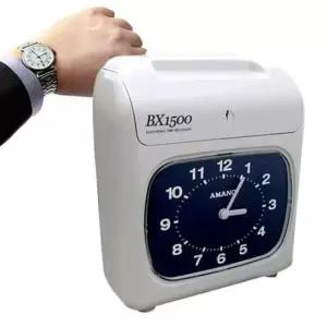 출근기록기 아날로그 자동시간 아마노 출퇴근기록기 BX1500