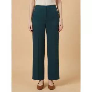 꼼빠니아버클 버튼 장식 8부 팬츠CW22PP1201470C