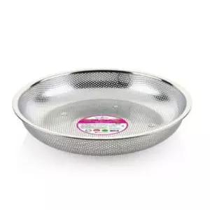 스텐채망 퀸센스 채반 바구니 과일 채소 소쿠리 펀칭볼 31CM