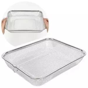 세척바구니 국산 스텐 사각 채반 대 소쿠리 바구니 채망 물빠짐