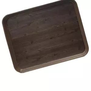 나무무늬 옹이 업소용 사각쟁반 8호