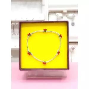 [하프클럽/ 주얼리] 세이브존05 Pretty 순은 팔지 (레드)02 RD23060162