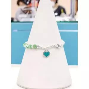 [하프클럽/ 주얼리] 세이브존05 순은 Lovely 하트 팔지01 RD230700710