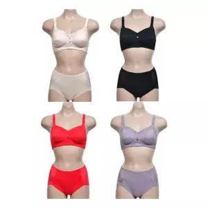 몸매보정속옷 X-UP 노와이어 A컵 브라 거들형 팬티 세트