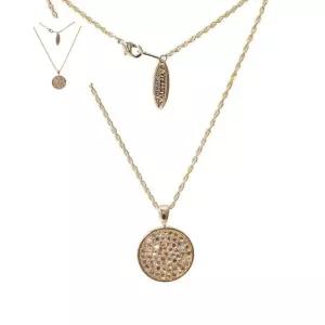 N011 골드 오스트리아 롱목걸이 크리스탈 여신 학생