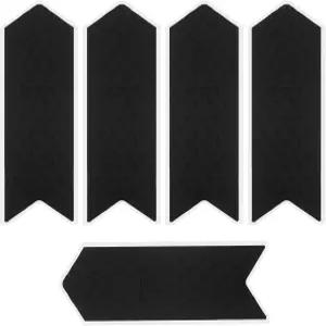 ECSiNG 5PCS 자전거 프레임 가드 보호 체인스테이 스티커 실리콘 스크래치 방지 패드 방수 산악 장식 블랙