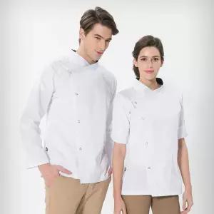 제과제빵조리복 긴팔 간편 착용 빅사이즈 공용 주방 위생 조리복