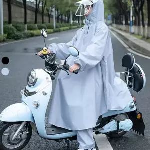 성인 오토바이 판초 우의 레인코트 킥보드 남성 성인 오토바이 우비 여성 전동자전거 성인용 탈부착 우산
