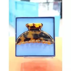 [하프클럽/ 주얼리] 세이브존05 프랑스 이중 중 집게핀(브라운호피)1 RRDB240201