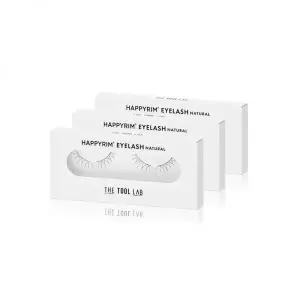 더툴랩 인조 속눈썹 꼬리 아이래쉬 포인트 테일 해피림 3팩6쌍 MNS