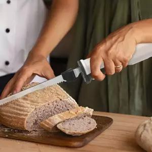 전동빵칼 바게트 나이프 베이글 브레드 식빵 슬라이서 톱칼 스텐 톱니 스테인레스