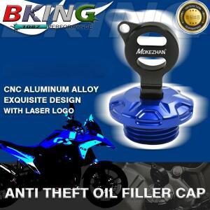 최신 변조 방지 오토바이 BMW R1300GS R GS ADV 어드벤처 용 도난 엔진 오일 필러 캡 플러그 커버