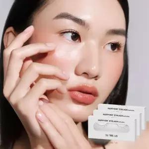 더툴랩 가닥 속눈썹 인조 해피림 아이래쉬 내추럴 3팩 3쌍 MNS