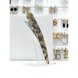 [하프클럽/ 주얼리] 세이브존05 프랑스 스와로브스키 호피 비녀 집게핀 RD2106