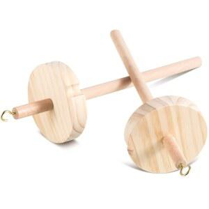 초보자를 위한 젝신 2개 DIY 드롭 스핀들 탑 월 키트 양모 핸드 나무 원사 회전