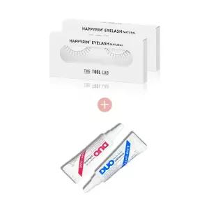더툴랩 인조 속눈썹 아이 포인트 테일 듀오 + 접착제 세트 2팩 4쌍 MNS