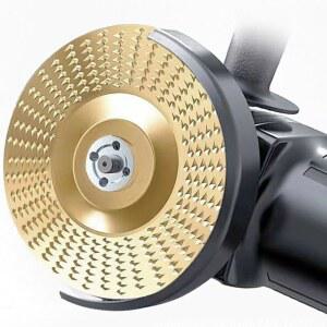 목공 그라인딩 디스크 100MM 16MM 그라인더 구멍 절단 베벨 전기 목재 곡선 조각 디자인 금속